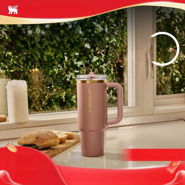 [Autumn Maillard] Stanley Fashion Big Mac Straw Cup Pro Cold and Warm Men's and Women's Water Cup