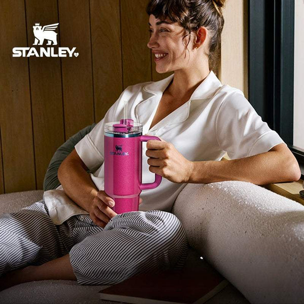 [Exclusive Gift Box] STANLEY thermal insulation straw cup large capacity fashion giant mug with high appearance