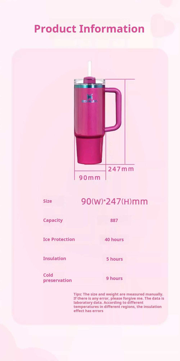 [Exclusive Gift Box] STANLEY thermal insulation straw cup large capacity fashion giant mug with high appearance
