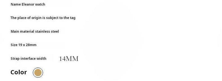 [End-of-Season Privileges] TORY BURCH ELEANOR Analog Quartz Watch TBW1085