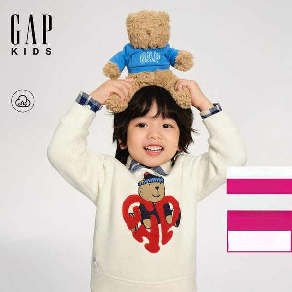 سويتر GAP دب للأطفال – قطن شتوي ناعم بتطريز فخم وأسلوب مميز