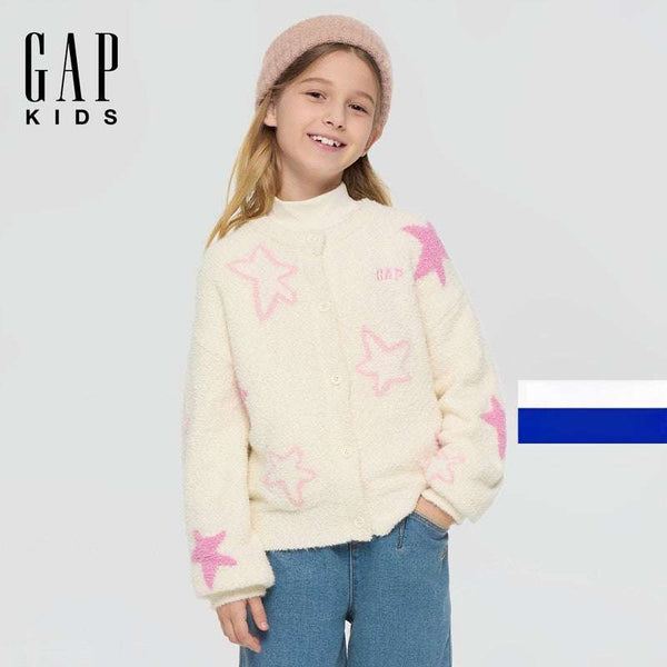 جاكيت GAP نجوم أطفال – ناعم وشتوي بتطريزات جميلة | دافئ وأنيق