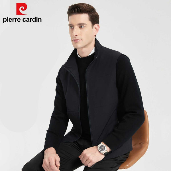 Pierre Cardin سديري صوف مع قميص عصري وأنيق للرجال