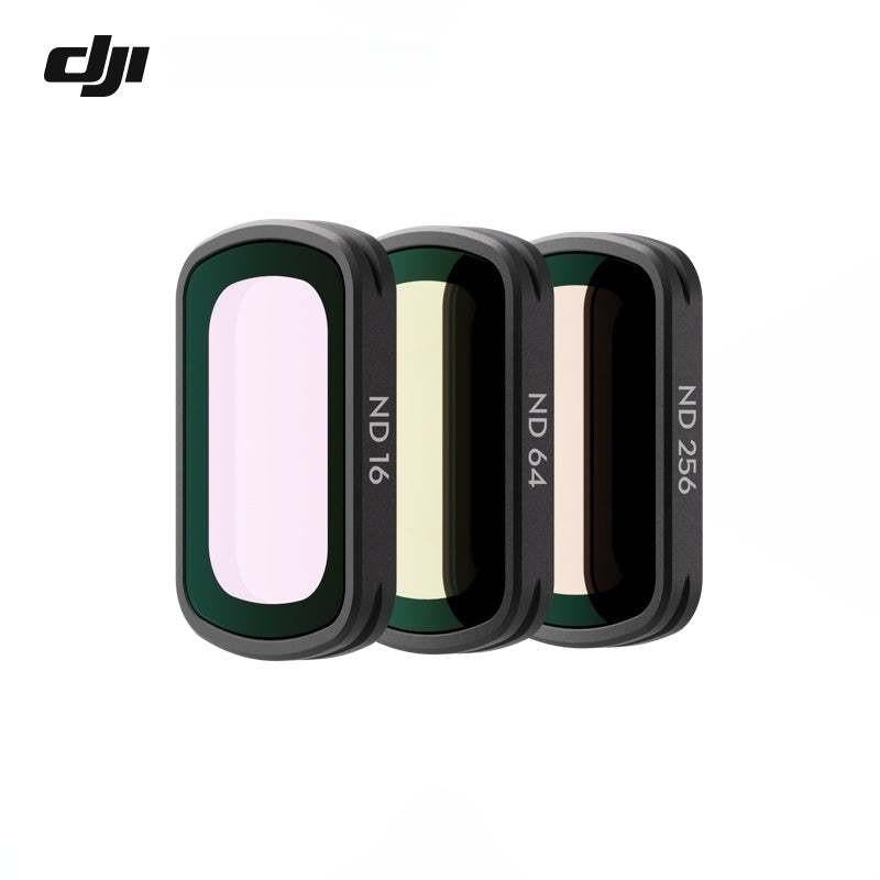 DJI Osmo Pocket 3 Magnetic مجموعة فلاتر اوسمو بوكيت 3 مغناطيسية اصلية ND16/64/256 لملحقات كاميرا دي جيه اي اوسمو بوكيت 3.