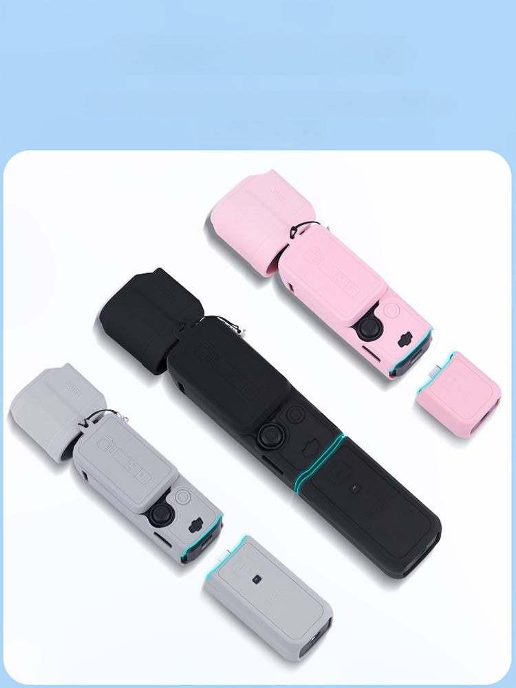 DJI Case حماية فاخرة لجهاز DJI Pocket3 باللون الوردي الأنيق.