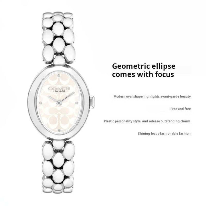 COACH Sammy Quartz movement Stainless steel strap White dial Women's watch