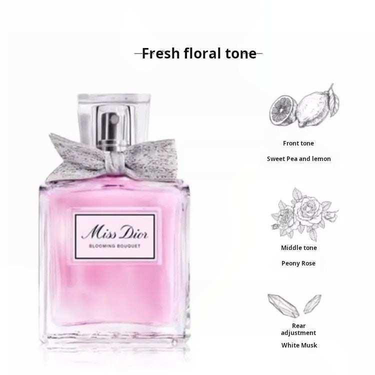 بكج ميس ديور بلومنق بوكيه – عطر ومكياج مع شنطة فاخرة.