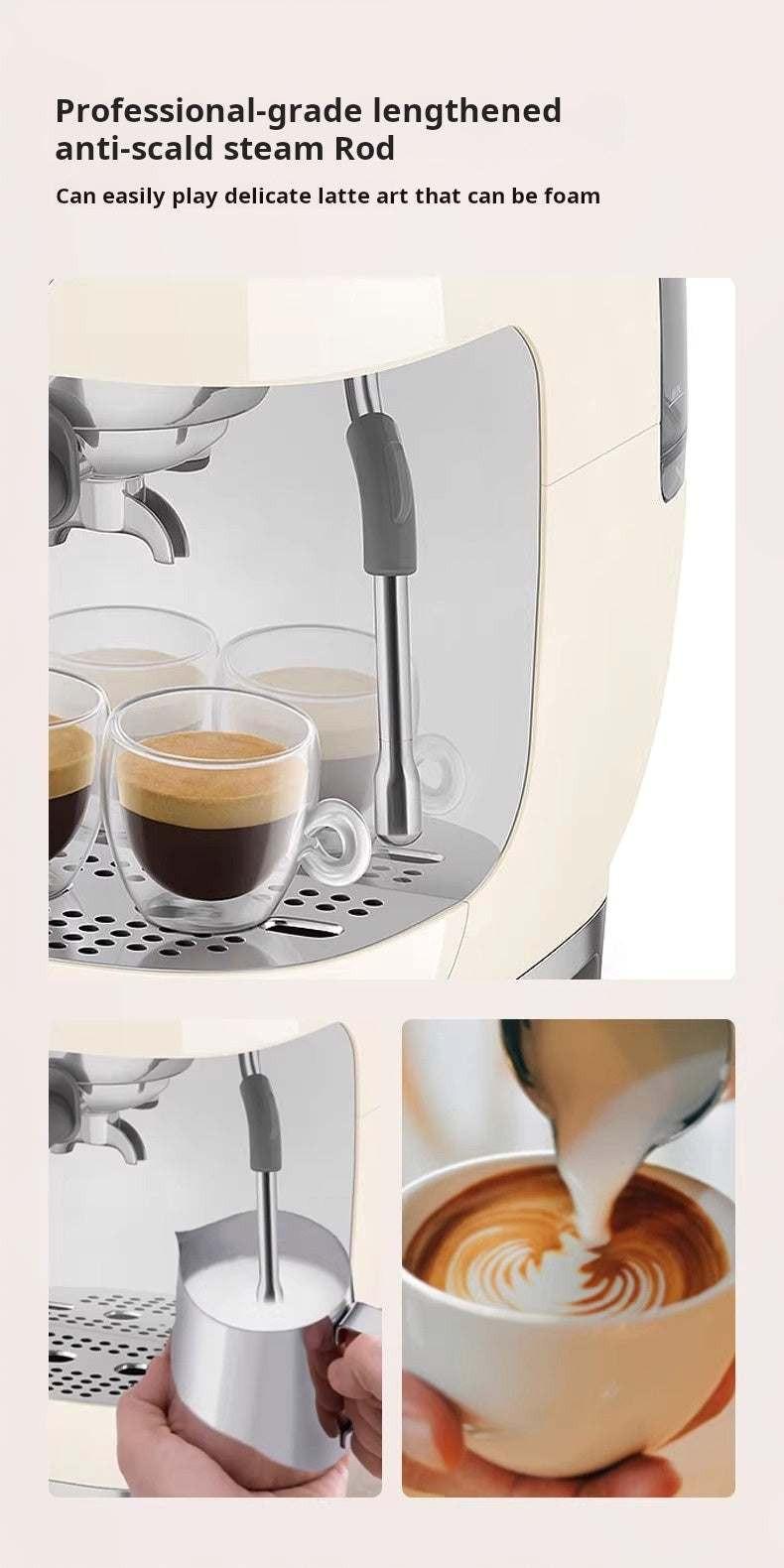 ماكينة Espresso من Smeg موديل ECF03 بخاصية Cold Extraction.