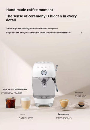 ماكينة Espresso من Smeg موديل ECF03 بخاصية Cold Extraction.