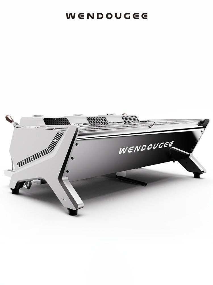 ماكينة Espresso تجارية Wendougee شاشة UI Touch بـ 3 مجموعات.