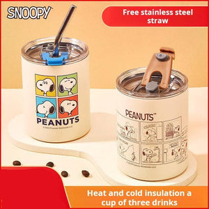 كوب Snoopy Tumbler الحراري – رفيقك المرح في كل مكان 🐾✨.