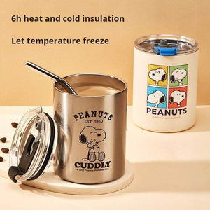 كوب Snoopy Tumbler الحراري – رفيقك المرح في كل مكان 🐾✨.