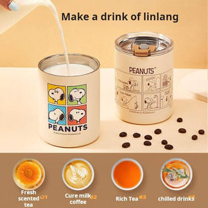 كوب Snoopy Tumbler الحراري – رفيقك المرح في كل مكان 🐾✨.