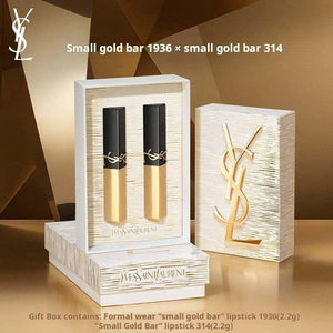 YSL سلم فلفت لِب أحمر الشفاه المخملي الفاخر  هدية حصرية محدودة مجموعة.