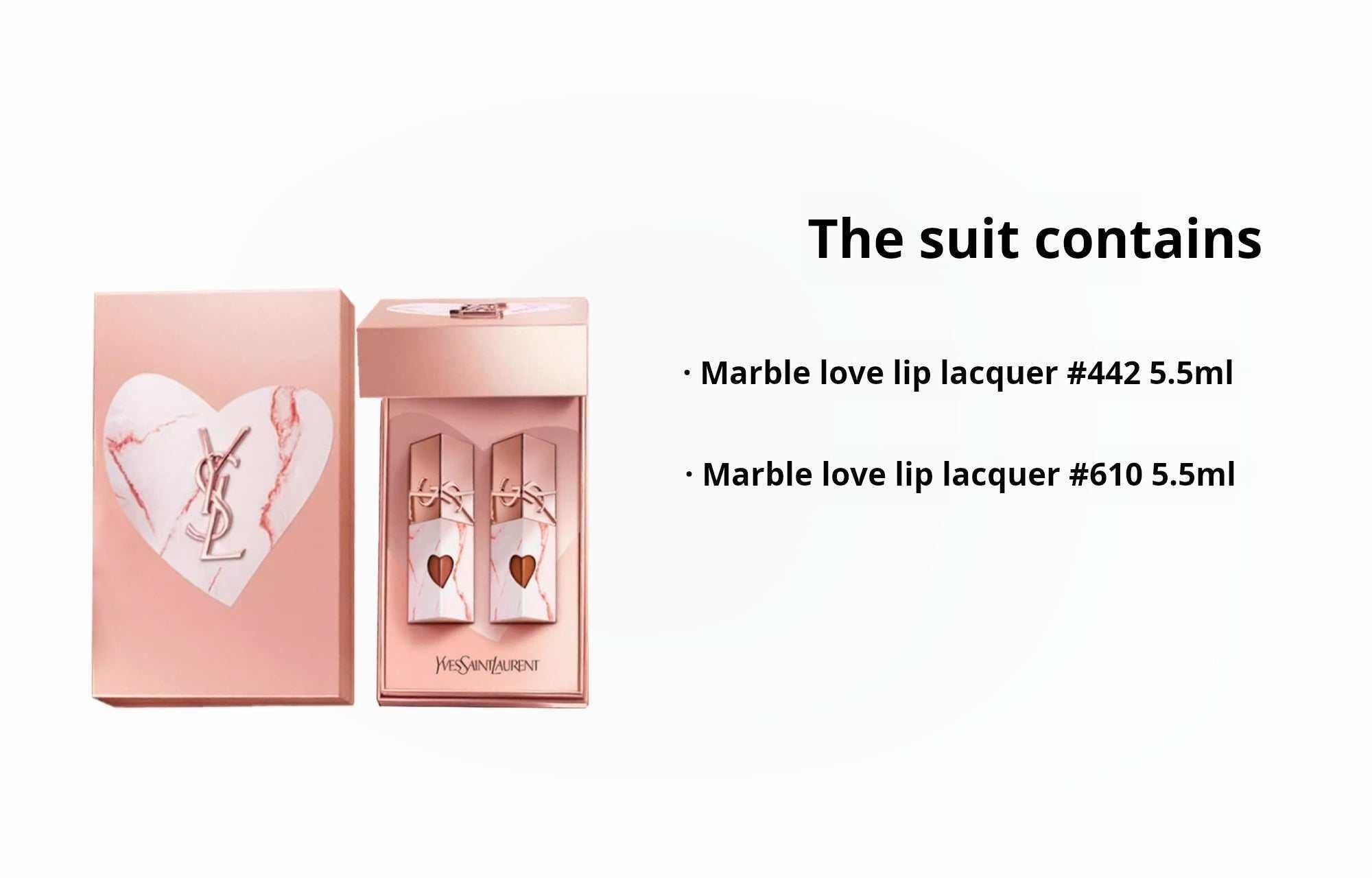 YSL Saint Laurent Pink Gold Limited Love Gift Box.