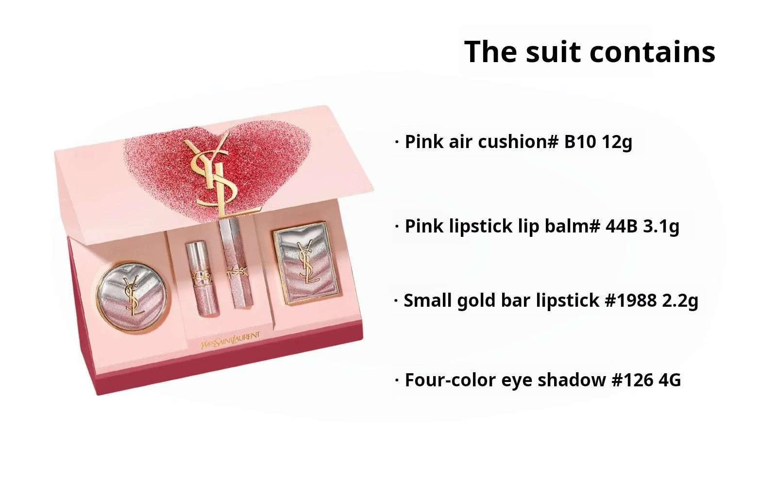 YSL Saint Laurent Pink Star Limited Edition Makeup Set.