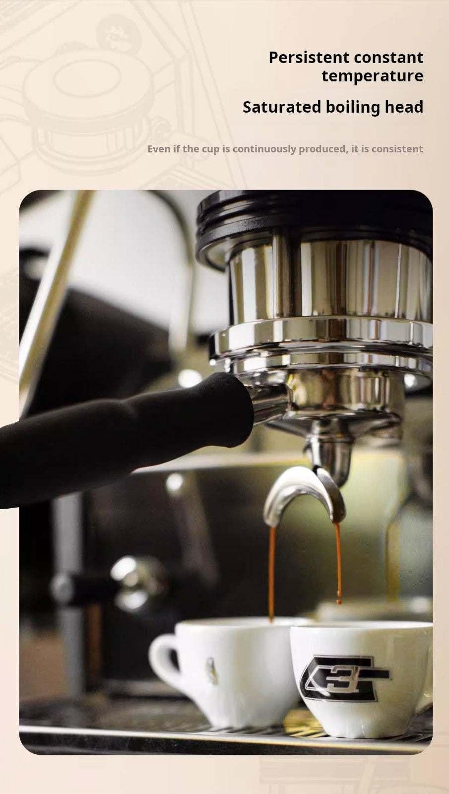 ماكينة Espresso احترافية La Marzocco GS3 بنظام Double Boiler.