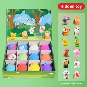 best bath toys : مجموعة كرات ملح الاستحمام البلورية للأطفال.