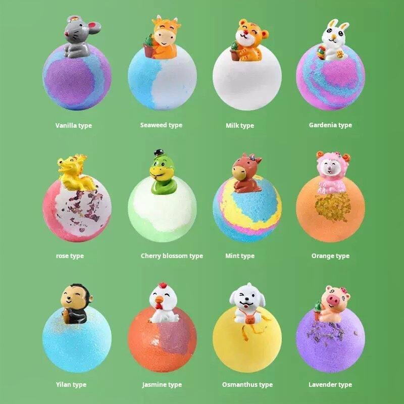 best bath toys : مجموعة كرات ملح الاستحمام البلورية للأطفال.