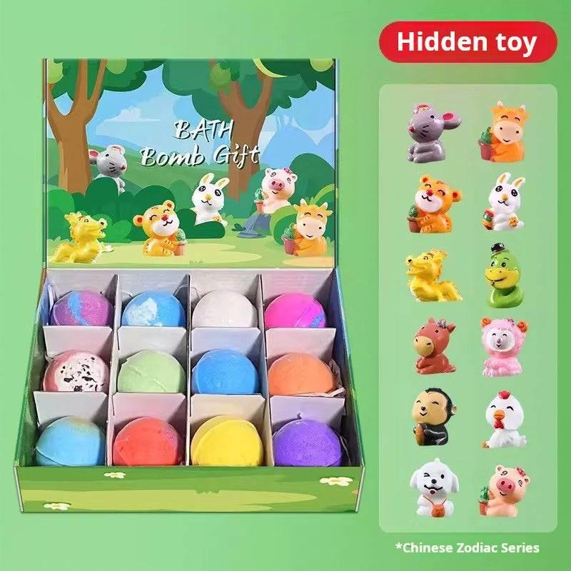 best bath toys : مجموعة كرات ملح الاستحمام البلورية للأطفال.