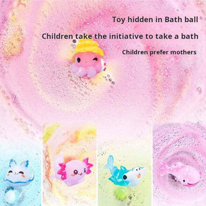 Bath Bombs With Toys Inside |  كرات استحمام للأطفال تخبئ مفاجآت 💖✨.