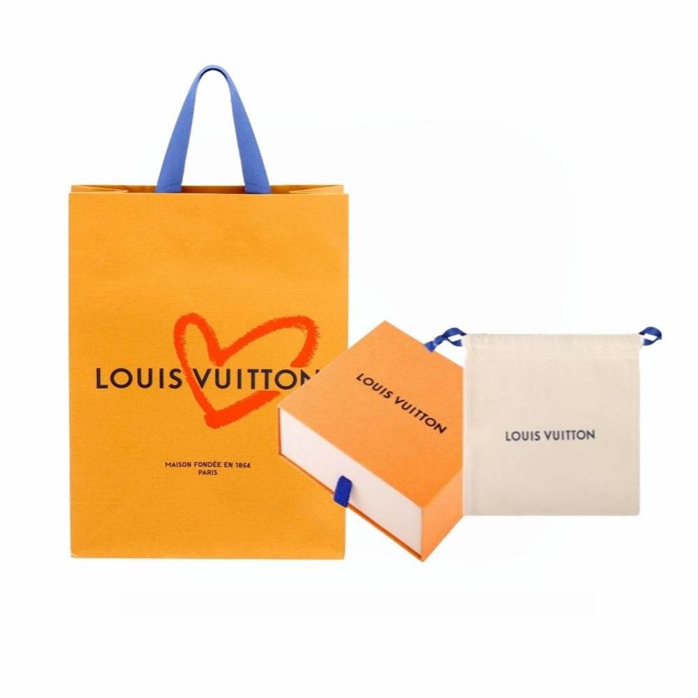 قلادة Louis Vuitton ذهبية بطبقتين وتصميم Monogram Flowers.