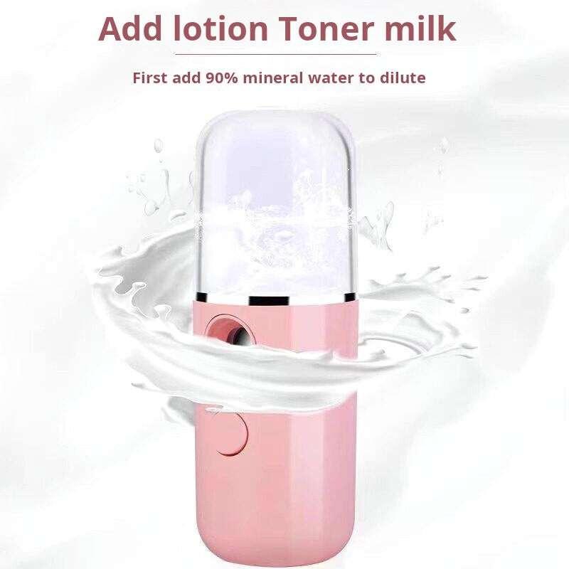 جهاز بخاخ وجه Nano Mist محمول لترطيب البشرة Skin Care.