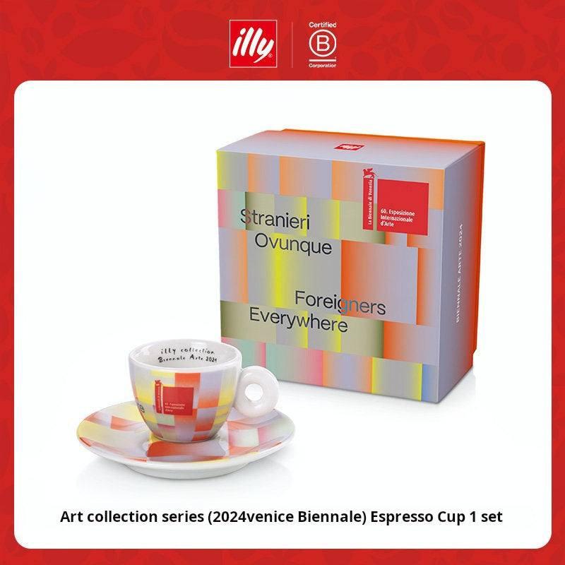 طقم أكواب illy Art Collection إصدار Venice Biennale 2024.