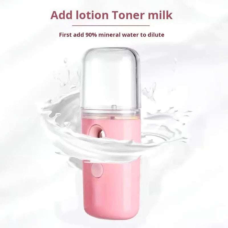 جهاز بخاخ وجه Nano Mist محمول لترطيب البشرة Skin Care.