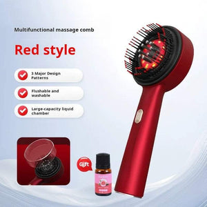 مشط Massage Comb كهربائي لتدليك فروة الرأس وتوزيع الزيوت.