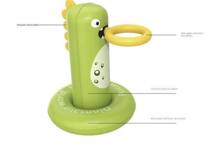 مسبح Dinosaur قابل للنفخ مع Sunshade و Inflatable Slide.