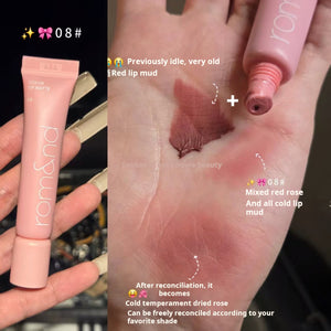 South Korea's new color sweet glutinous mango is hugely white! Romand 05 Yunsoft matte lip mud is white and bright orange.