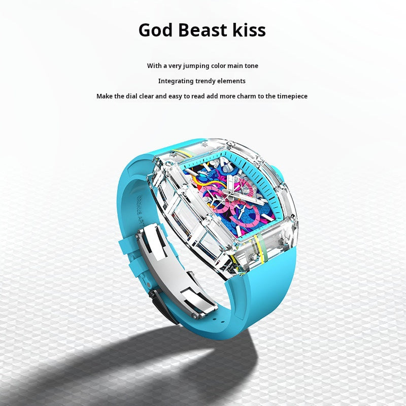 CRONUSART Sapphire Kiss Men's Men's Mechanical Watch Fully Automatic Skeleton Watch