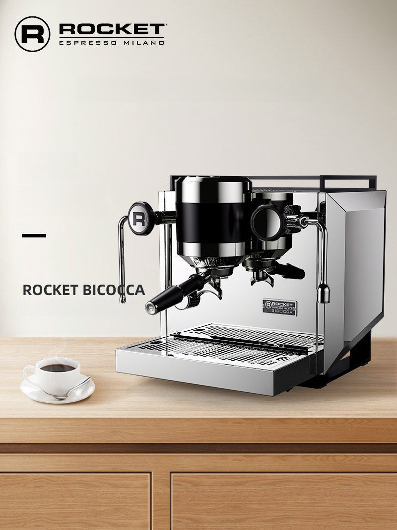 ماكينة إسبريسو Rocket Bicocca الاحترافية بهيكل ستانلس ستيل