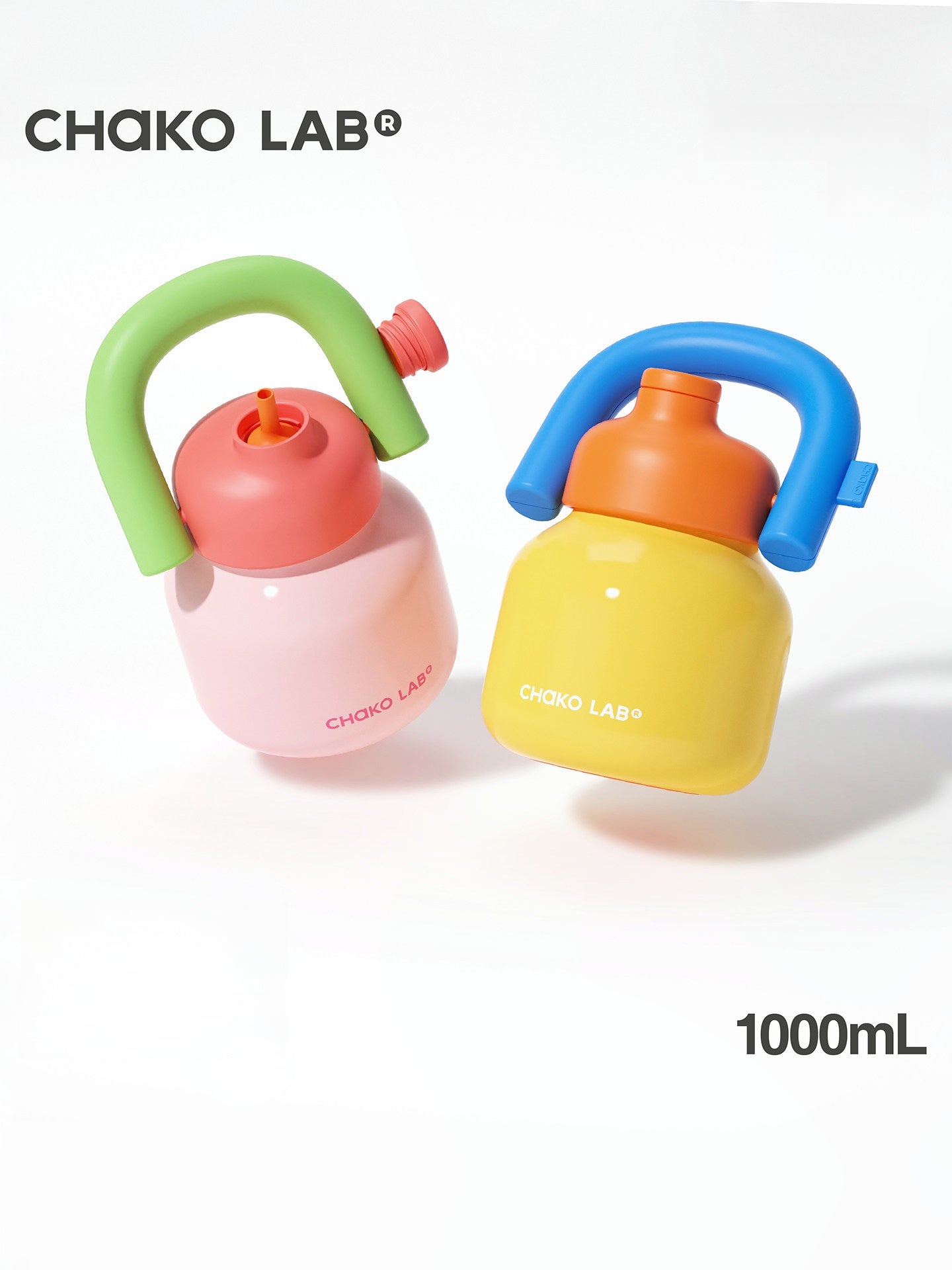 مطارة Chako Lab محمولة 1000ml ببطانة سيراميك عازلة للحرارة