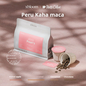 Co-branded fresh bean cup xbloom x Peet's Peru Caja maca washed medium-roasted hand-dried coffee beans