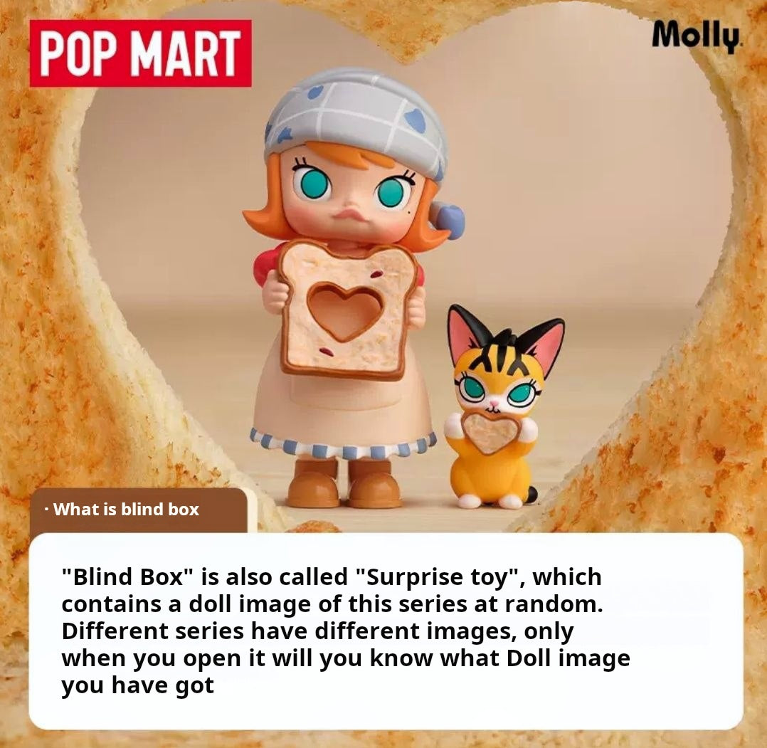 مجسمات Molly العشوائية من POP MART بتصميم المخبوزات
