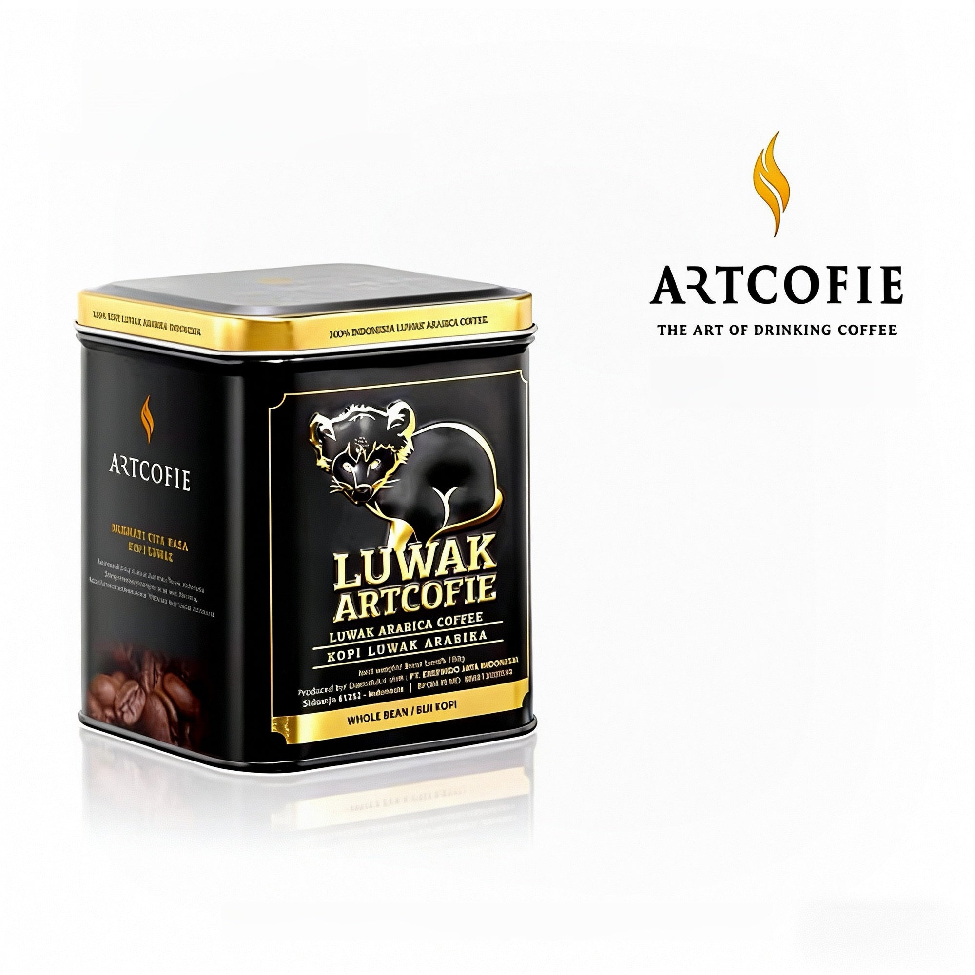 حبوب قهوة Luwak Arabica من Artcofie أصلي 100%
