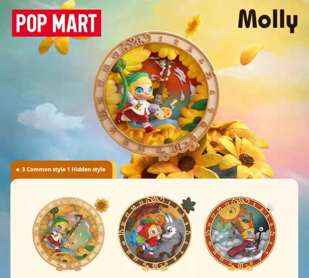 صندوق عشوائي مجسمات Molly من Pop Mart أصلي 100%