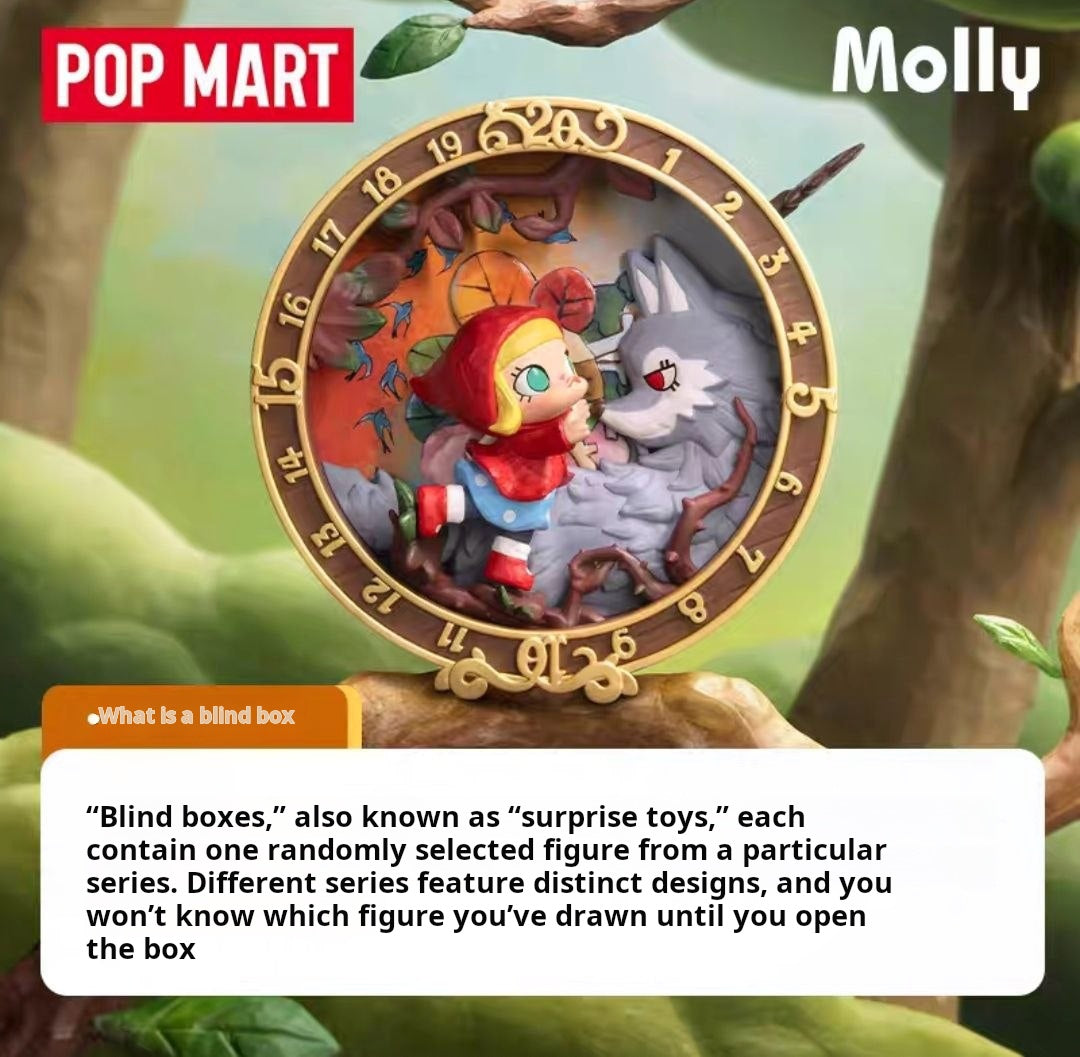 صندوق عشوائي مجسمات Molly من Pop Mart أصلي 100%