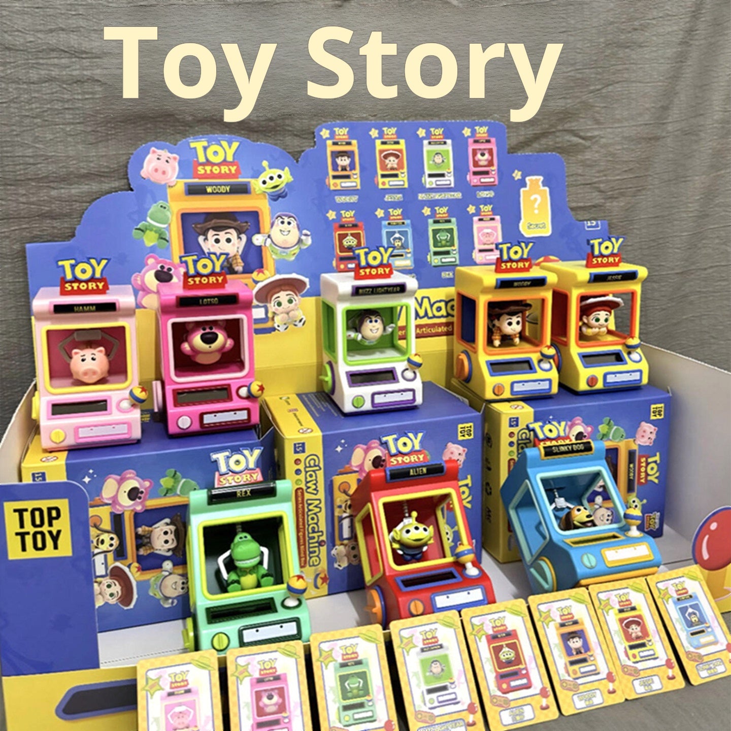 مجسمات Toy Story Claw Machine عشوائية أصلي 100%