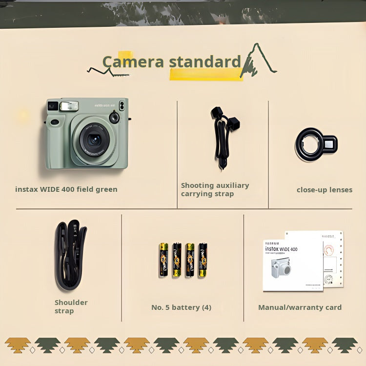 FUJIFILM Insult WIDE400 Primary Imaging Camera with a wide wide field of view