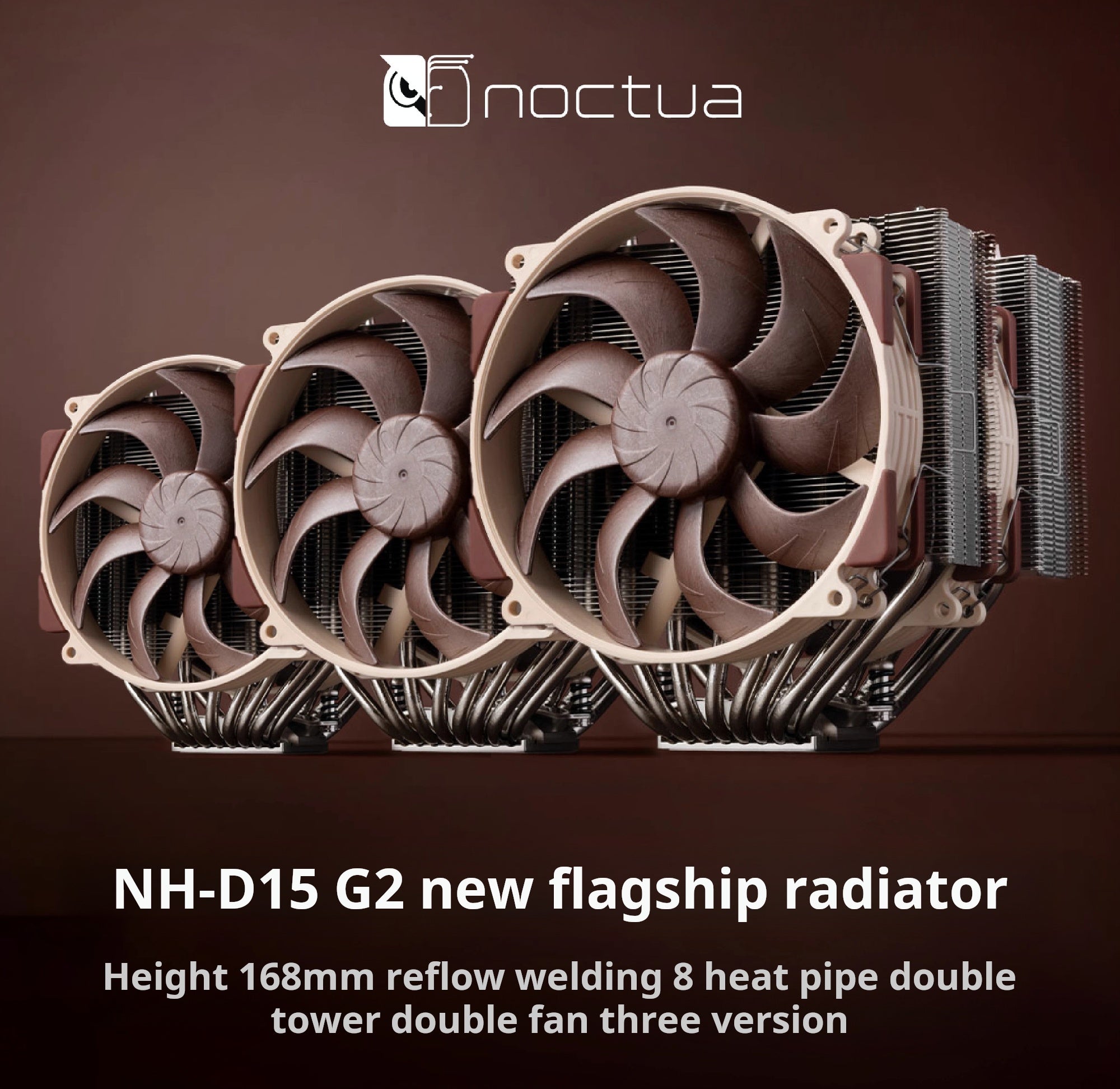 مبرد معالج أصلي Noctua NH-D15 G2 هوائي