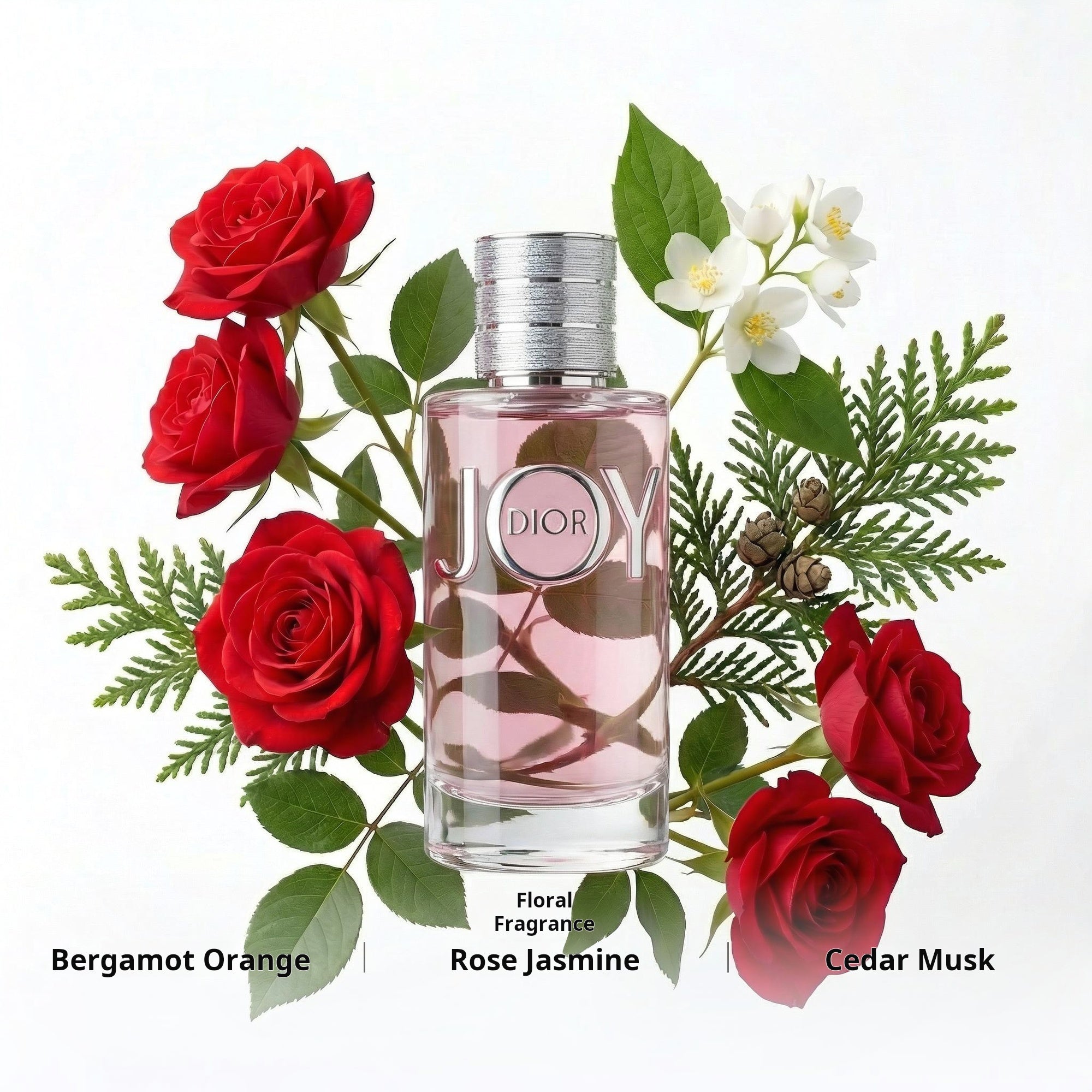 DIOR Joy Perfume Woody Floral Notes Strong Perfume EDP Lemon Peach Jasmine 30ml 50ml 90ml