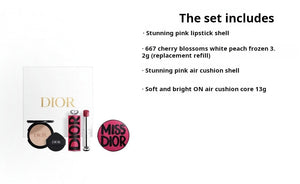 Dior Dior Stunning powder Limited Loss Lock Makeup Press Charm Picture Red Gift Box Makeup Set Cream muscle silk, natural purity