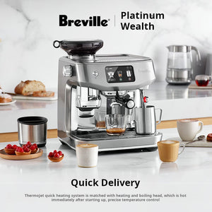 تفاصيل مكينة الإسبريسو بشعار Breville BES985 وعصا البخار