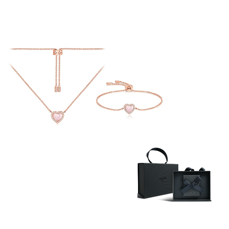 apm monaco VALENTINE collection  zirconia necklace.