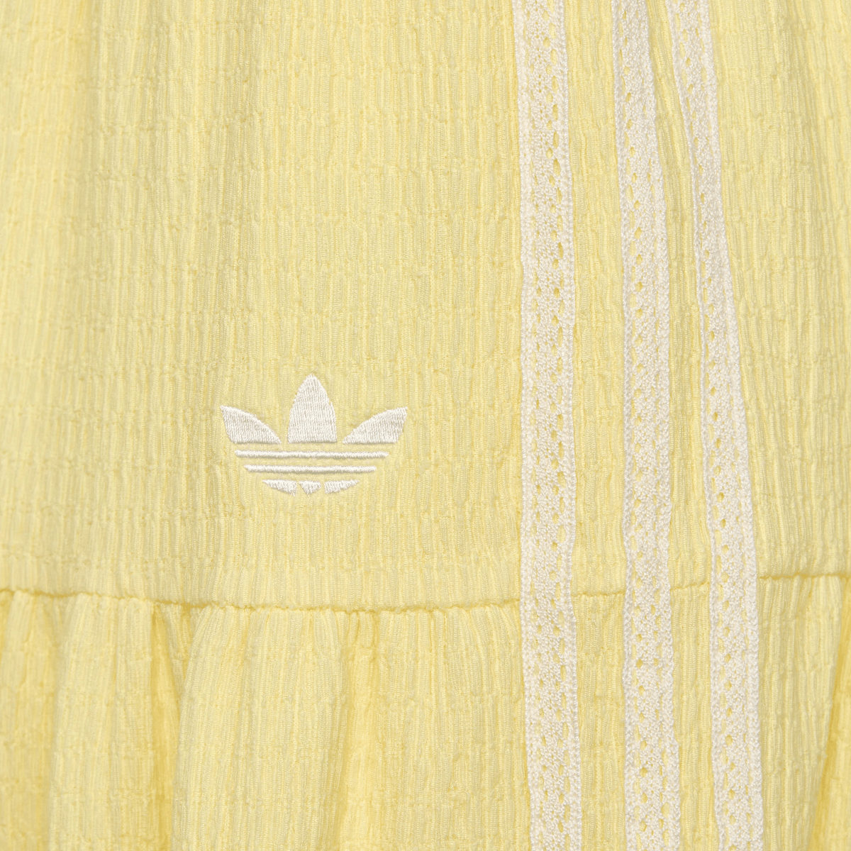 تنورة adidas طويلة نسائية أنيقة باللون الأصفر - رفعة