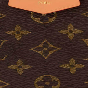 ميدالية Louis Vuitton دائرية بنقشة Monogram الأيقونية.