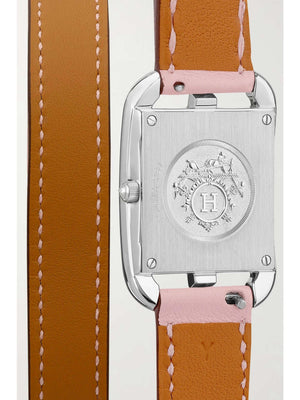 Hermes Cape Cod watch | ساعة هيرميس كيب كود بجلد الكرز الوردي 🍒✨.